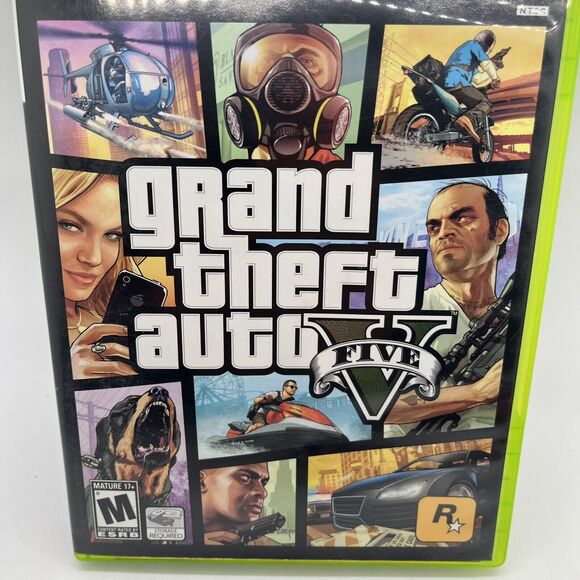 Grand Theft Auto V 5 Xbox 360 + Map - Tested - Picture 2 of 11